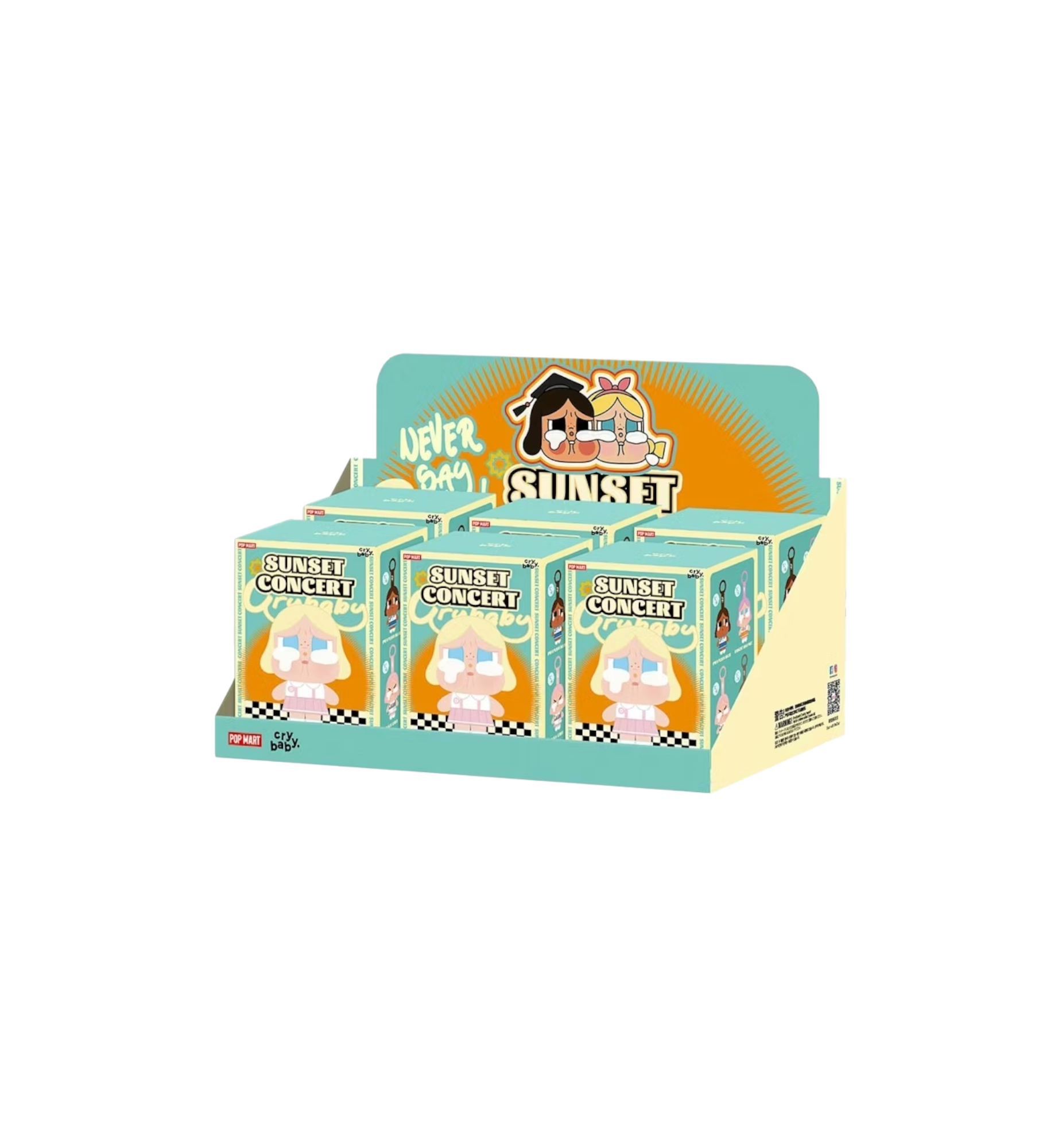 Pop Mart CRYBABY Sunset Concert Series Badge Case (6 Blind Box)