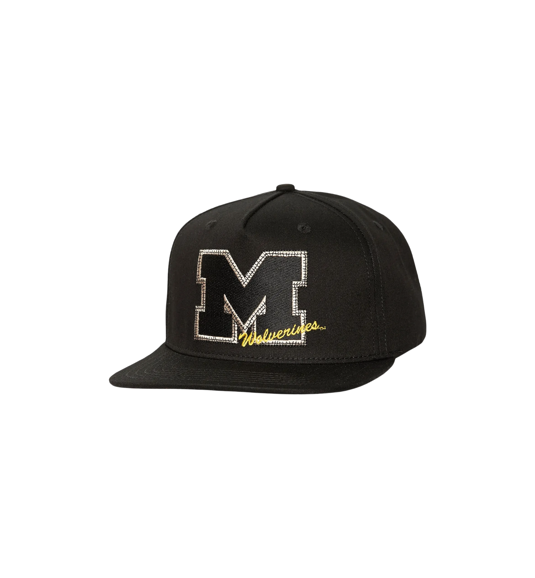 Travis Scott x Mitchell & Ness Michigan Wolverines Snapback Hat "Black"
