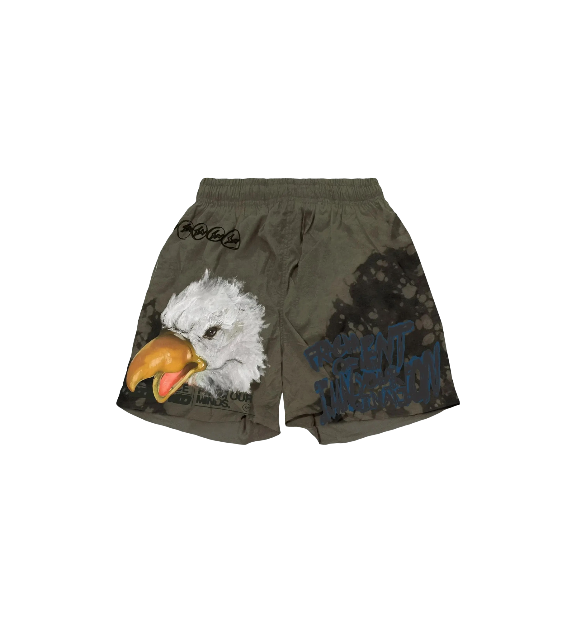 Travis Scott Cactus Jack For Fragment Imagination Shorts "Olive"