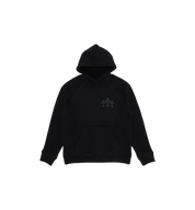 Chrome Hearts 711 Cemetery Cross Nylon Hoodie "Black"