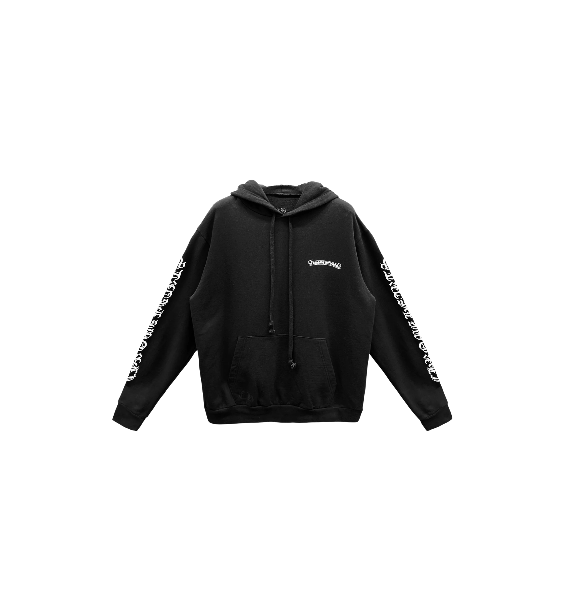 Chrome Hearts Scroll Logo Pullover Hoodie "Black"