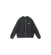 Chrome Hearts Scroll Logo Zip Up Hoodie "Black"