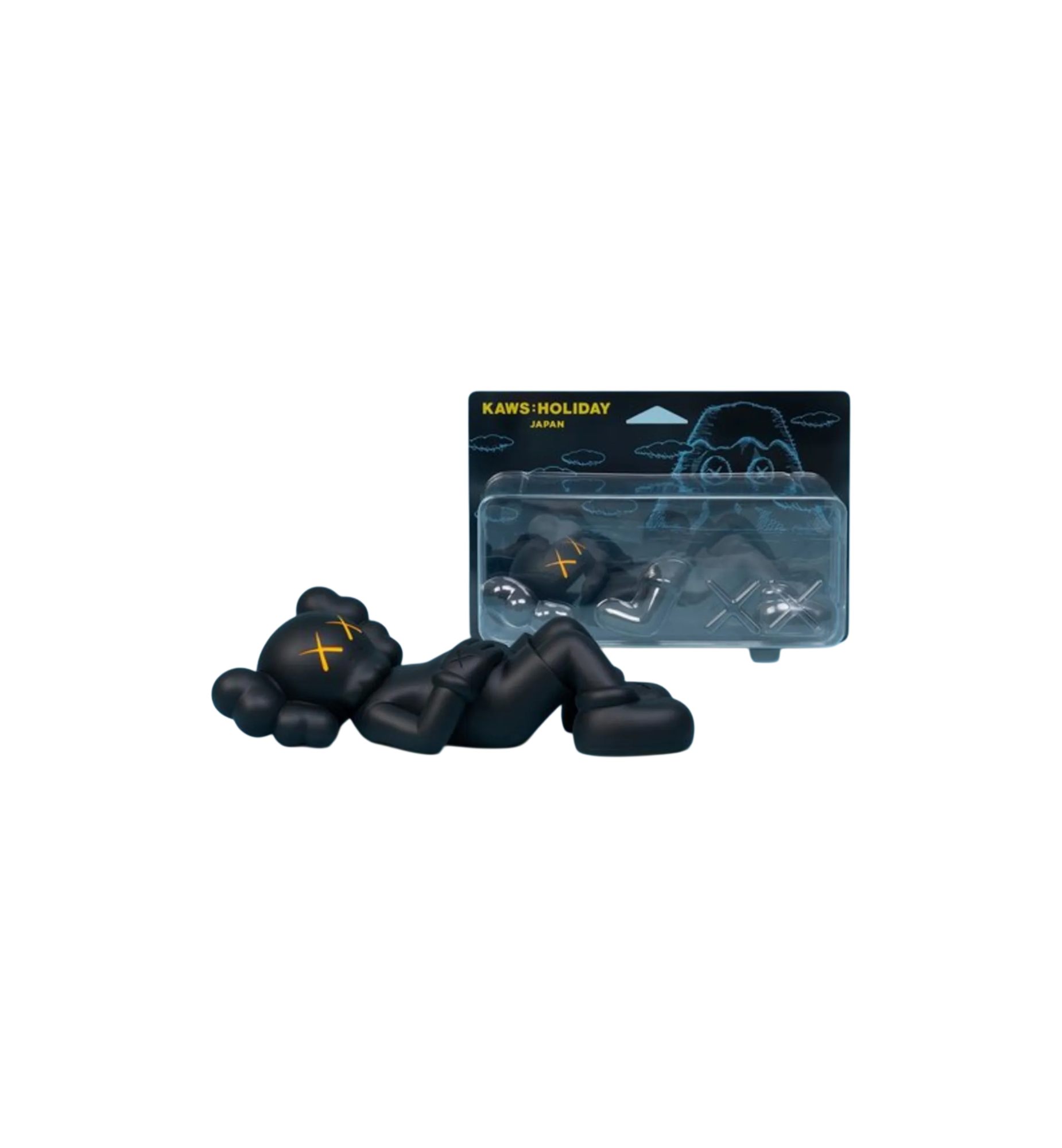 KAWS Holiday Japan Vinyl Figure "Black/Brown/Grey Set"