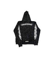 Chrome Hearts All Over Cemetery Monogram Zip-Up Hoodie "Black"