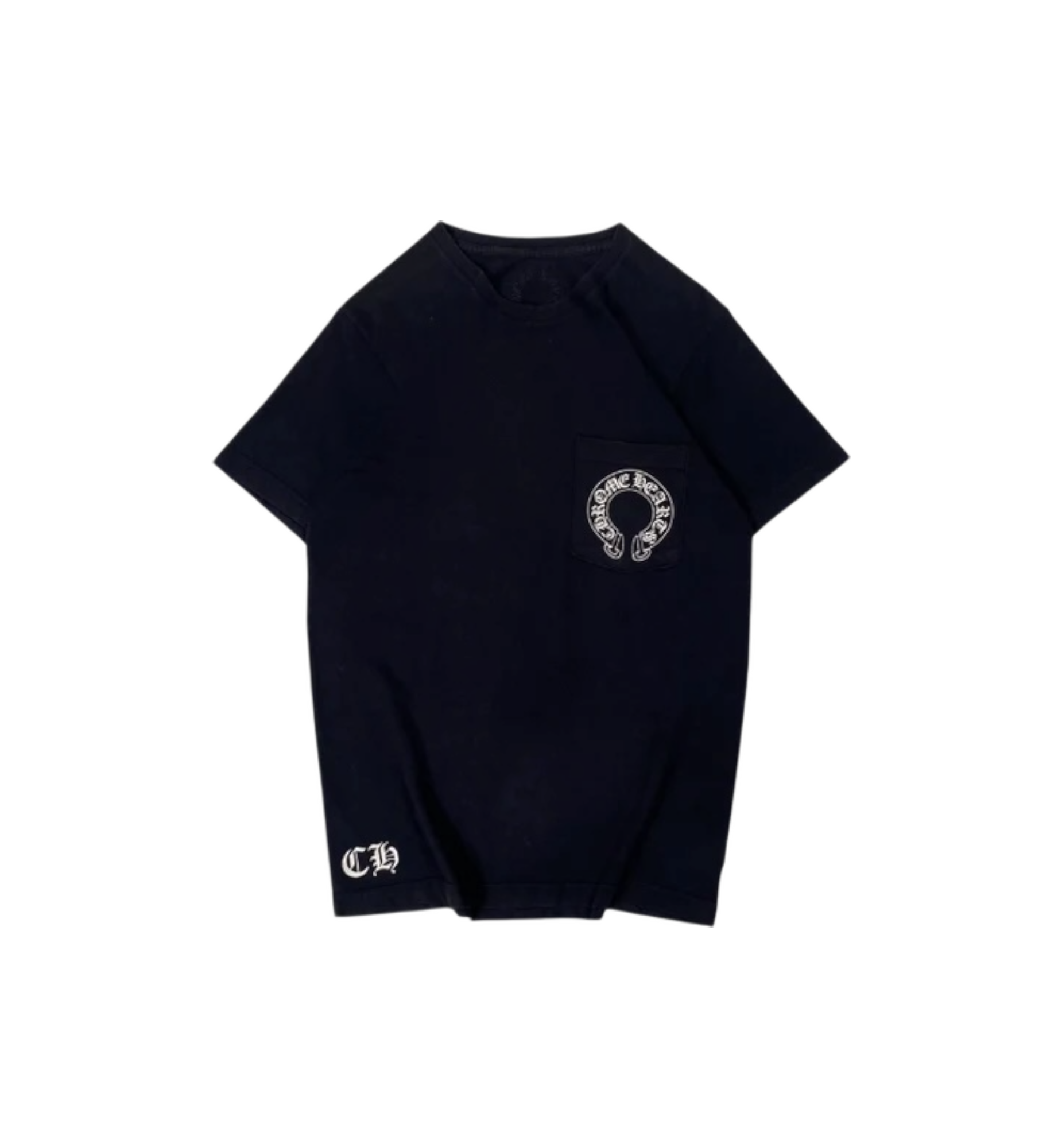 Chrome Hearts Malibu Horseshoe Pocket Tee "Black/Silver"