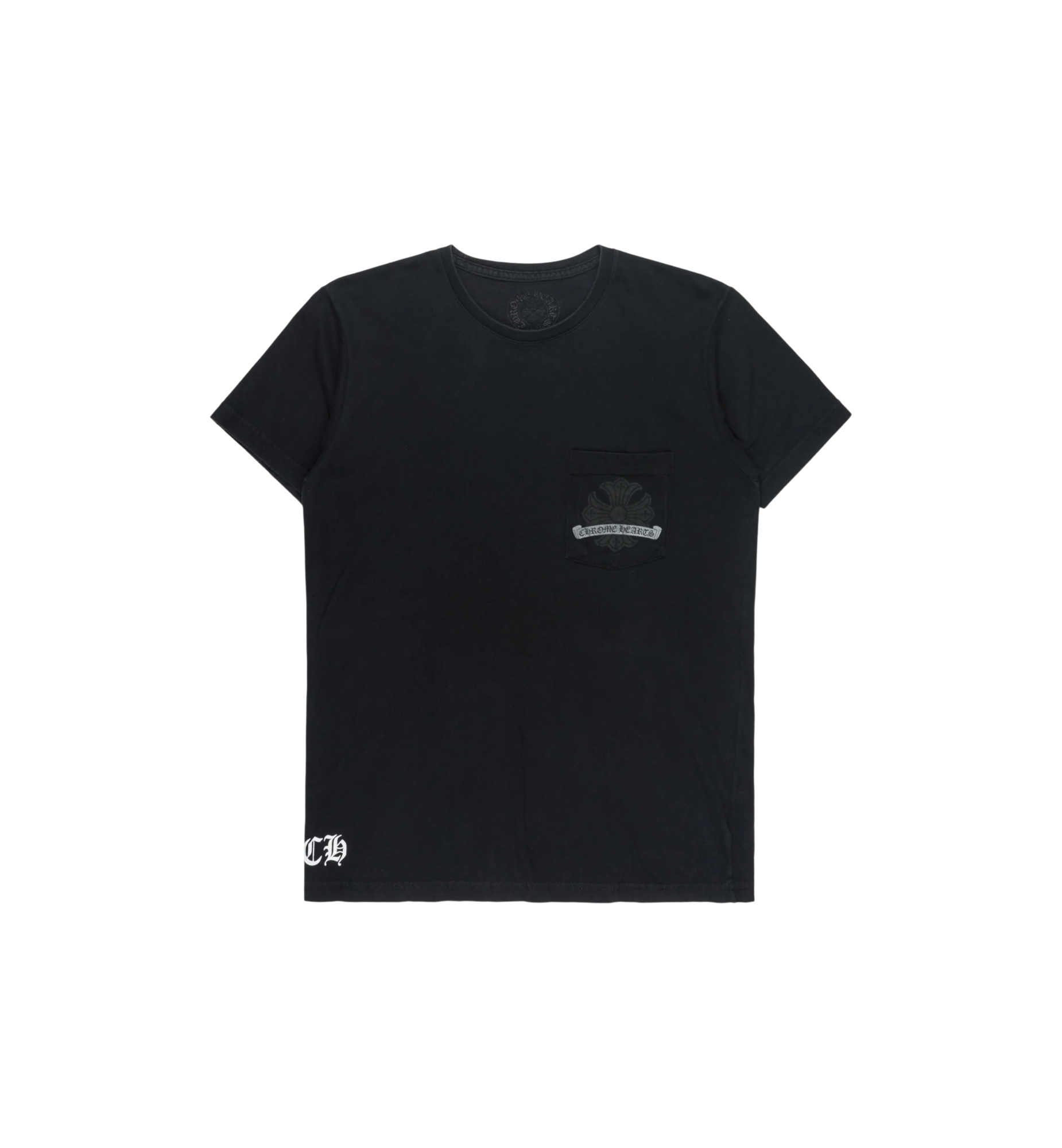 Chrome Hearts Cracked Horseshoe Logo T-Shirt "Black"