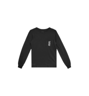 Chrome Hearts Tonal Scroll Label Cemetery Cross L/S Tee "Black"