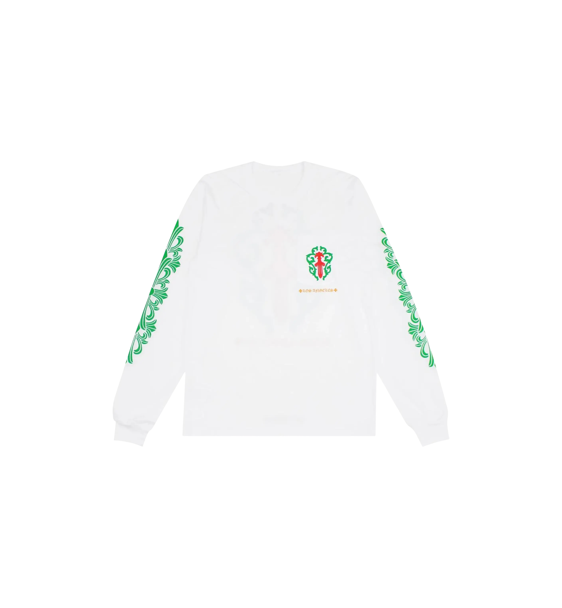 Chrome Hearts Los Angeles Exclusive Christmas L/S T-Shirt "White"