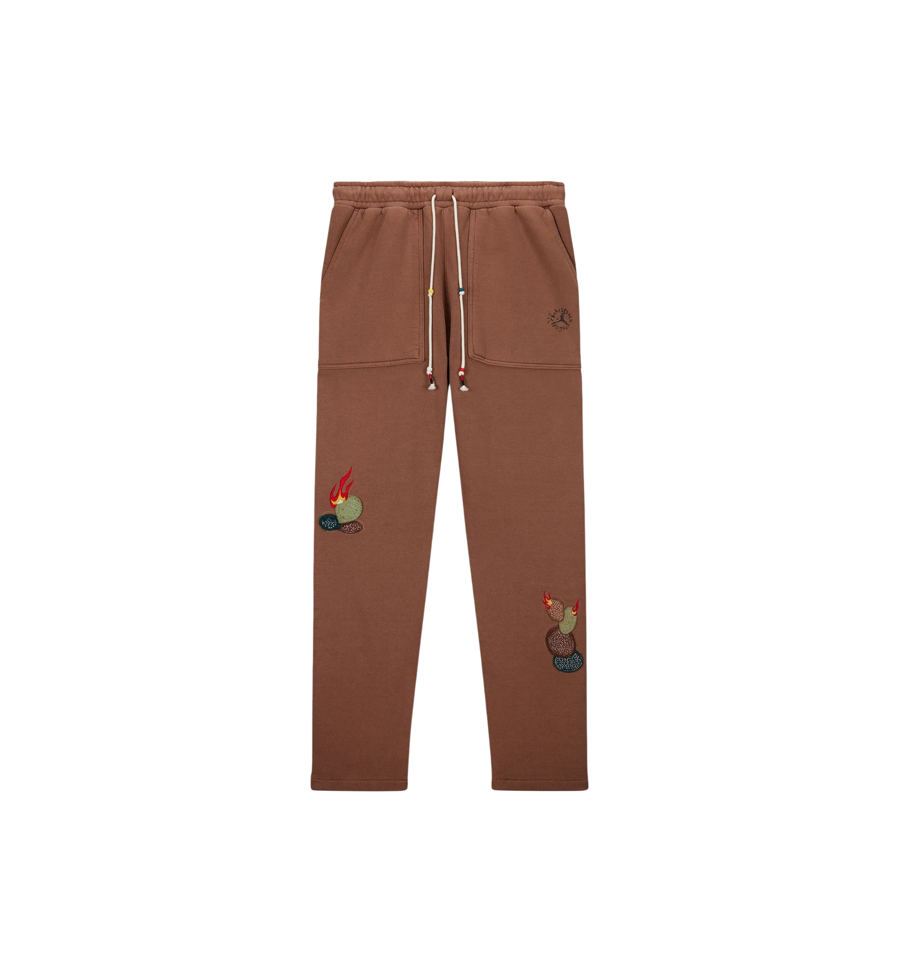 Travis Scott x Jordan Fleece Pants "Archaeo Brown"