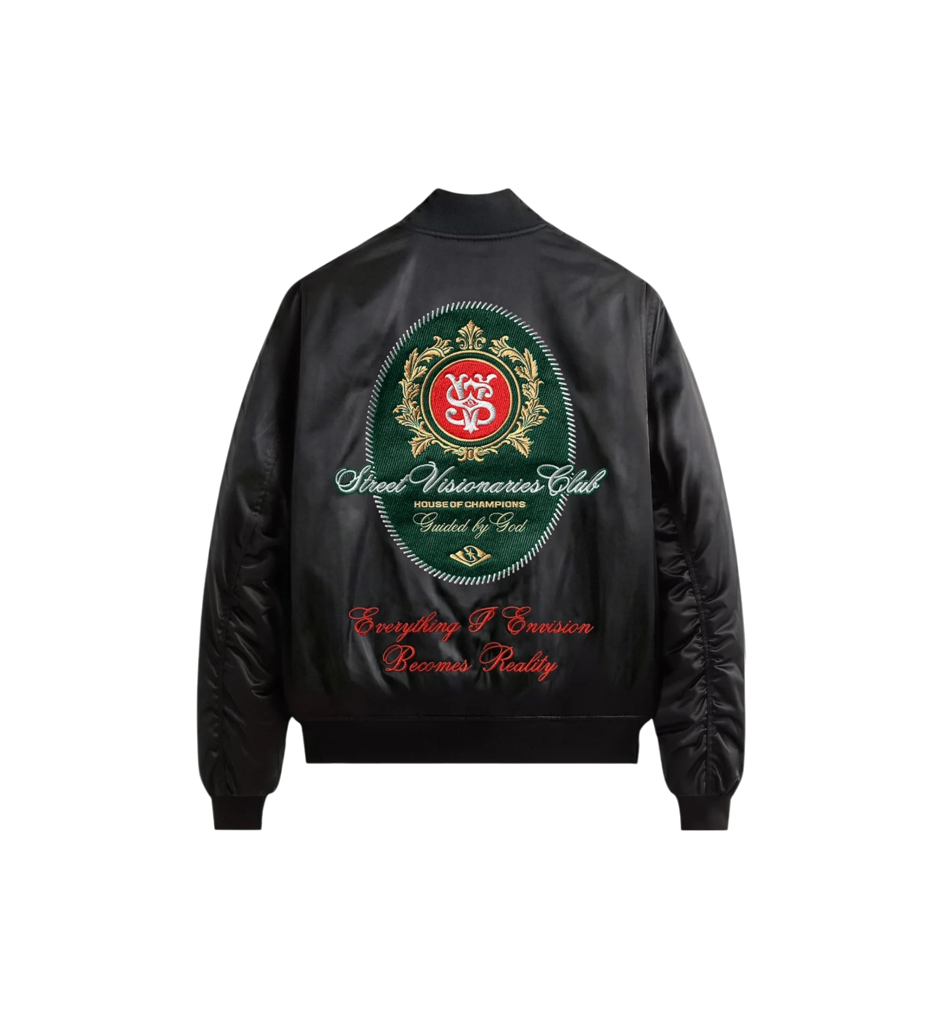 Street Visionaries Visionaire - Reversible Bomber Jacket "Noir Black/Imperial Wine"