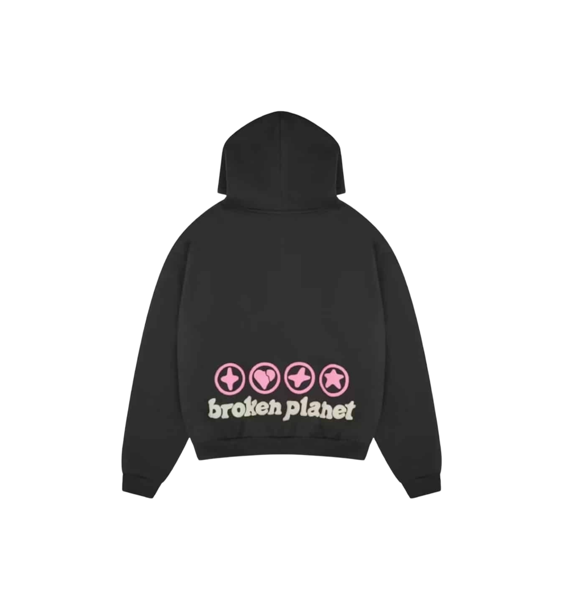 Broken Planet Hearts Are Made To Be Broken Hoodie "Soot Black"