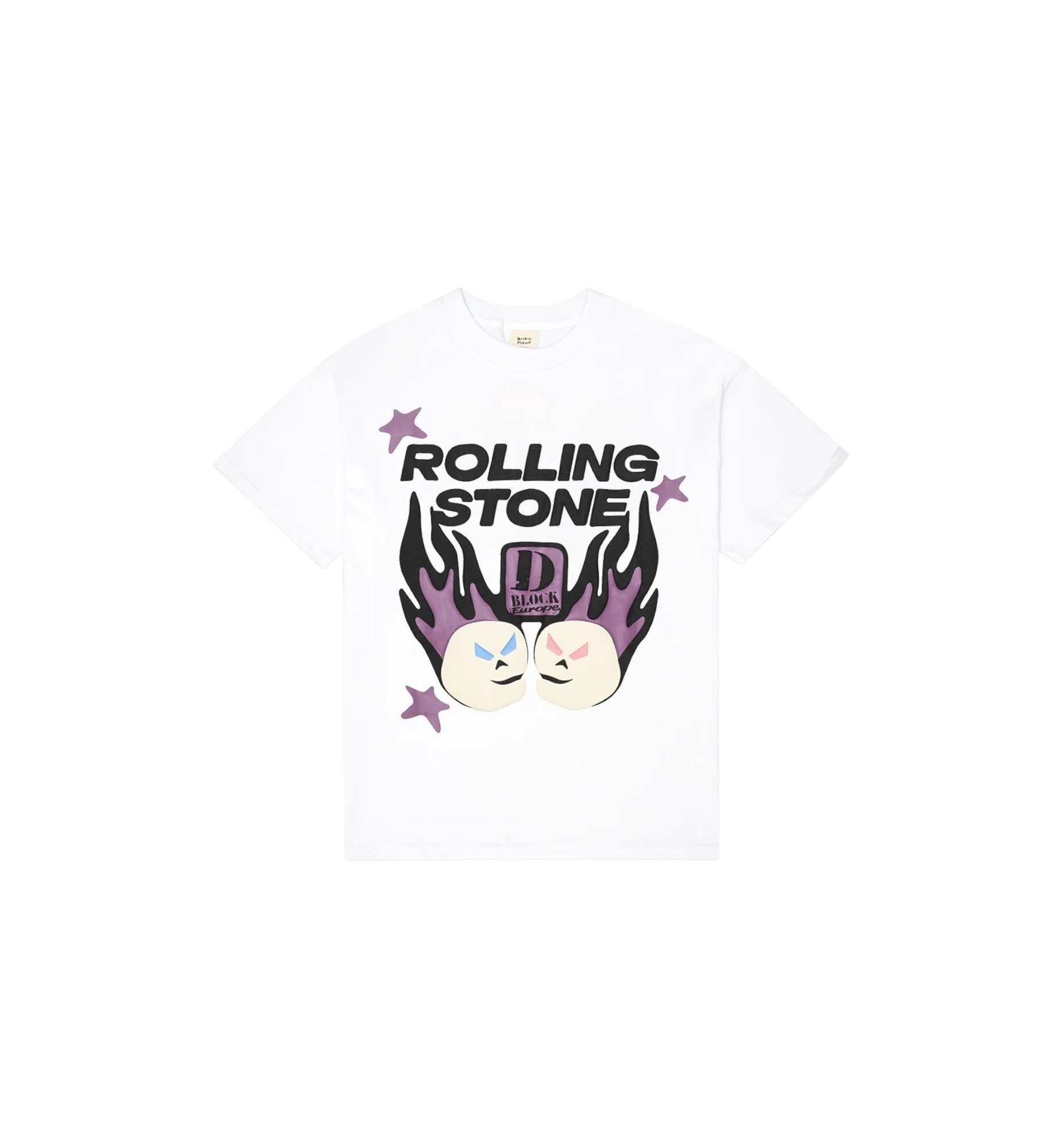 Broken Planet x D-Block Europe Rolling Stones T-Shirt "White"