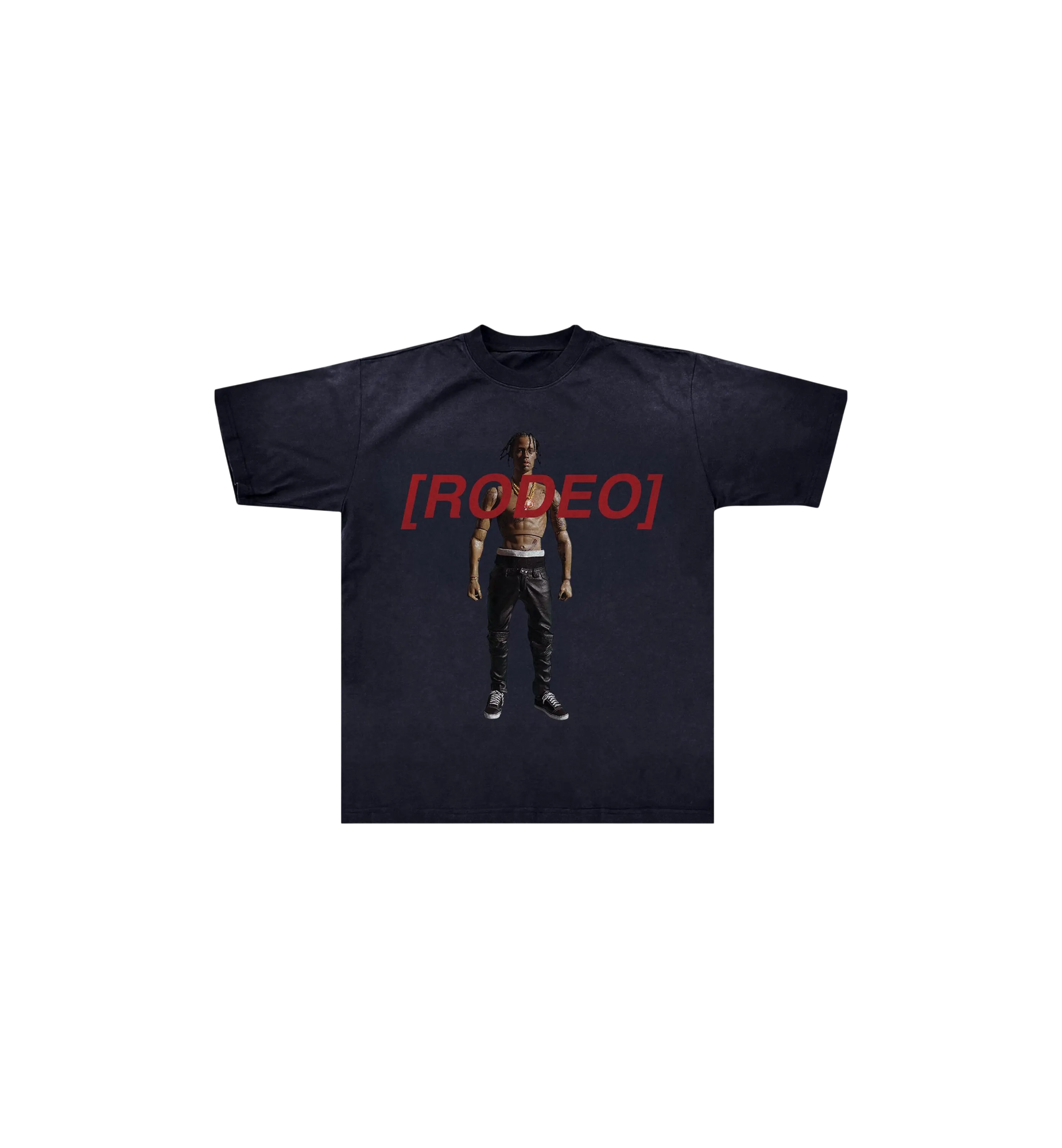 Travis Scott Rodeo 10 Years Action Figure Tee "Black"