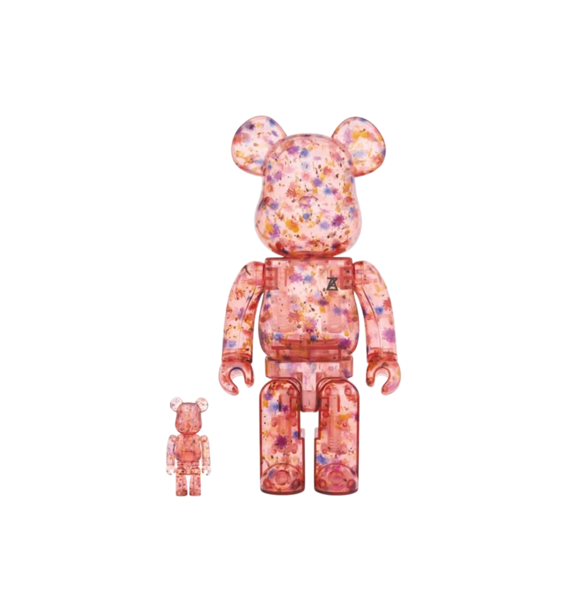 BE@RBRICK Anrealage 100% & 400% Set "Clear Red"