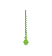 Chrome Hearts Crossball Charm Silicone Necklace "Lime Green"