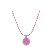 Chrome Hearts Crossball Charm Silicone Necklace "Pink"