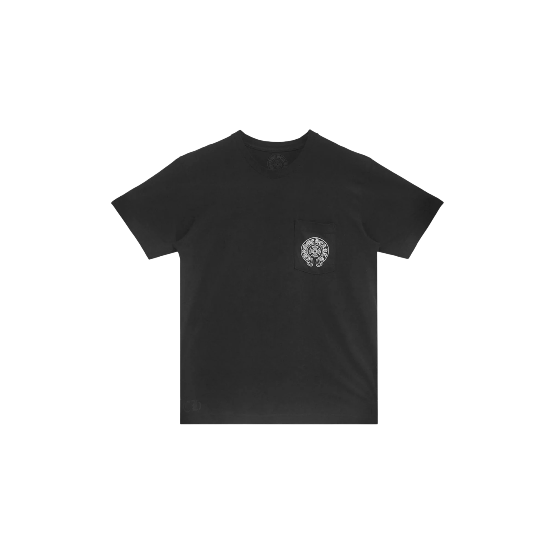 Chrome Hearts Hong Kong Exclusive Horseshoe Tee Black front view at Stashed UAE