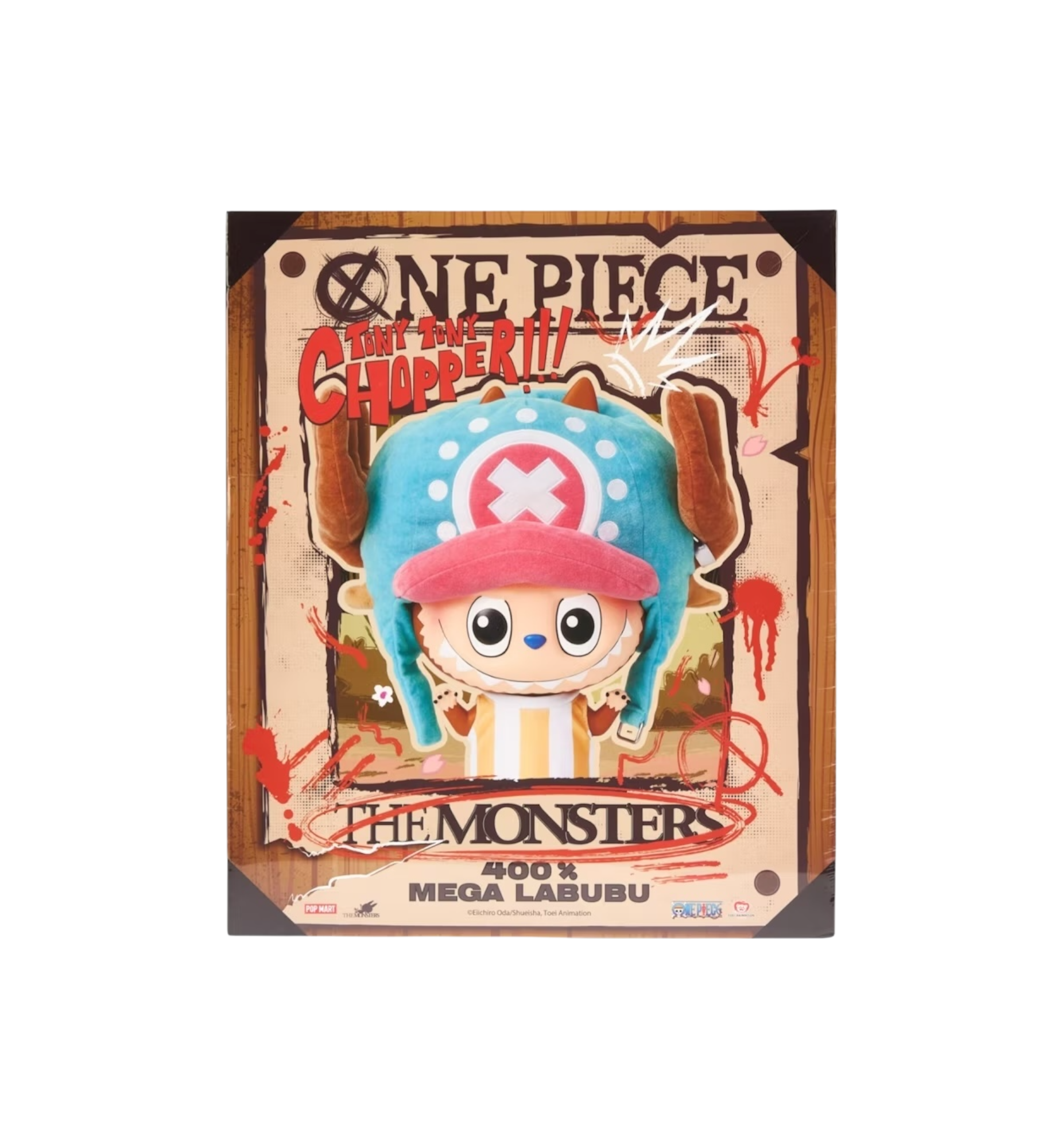 Pop Mart Labubu The Monsters x One Piece Mega Labubu Tonytony Chopper 400%