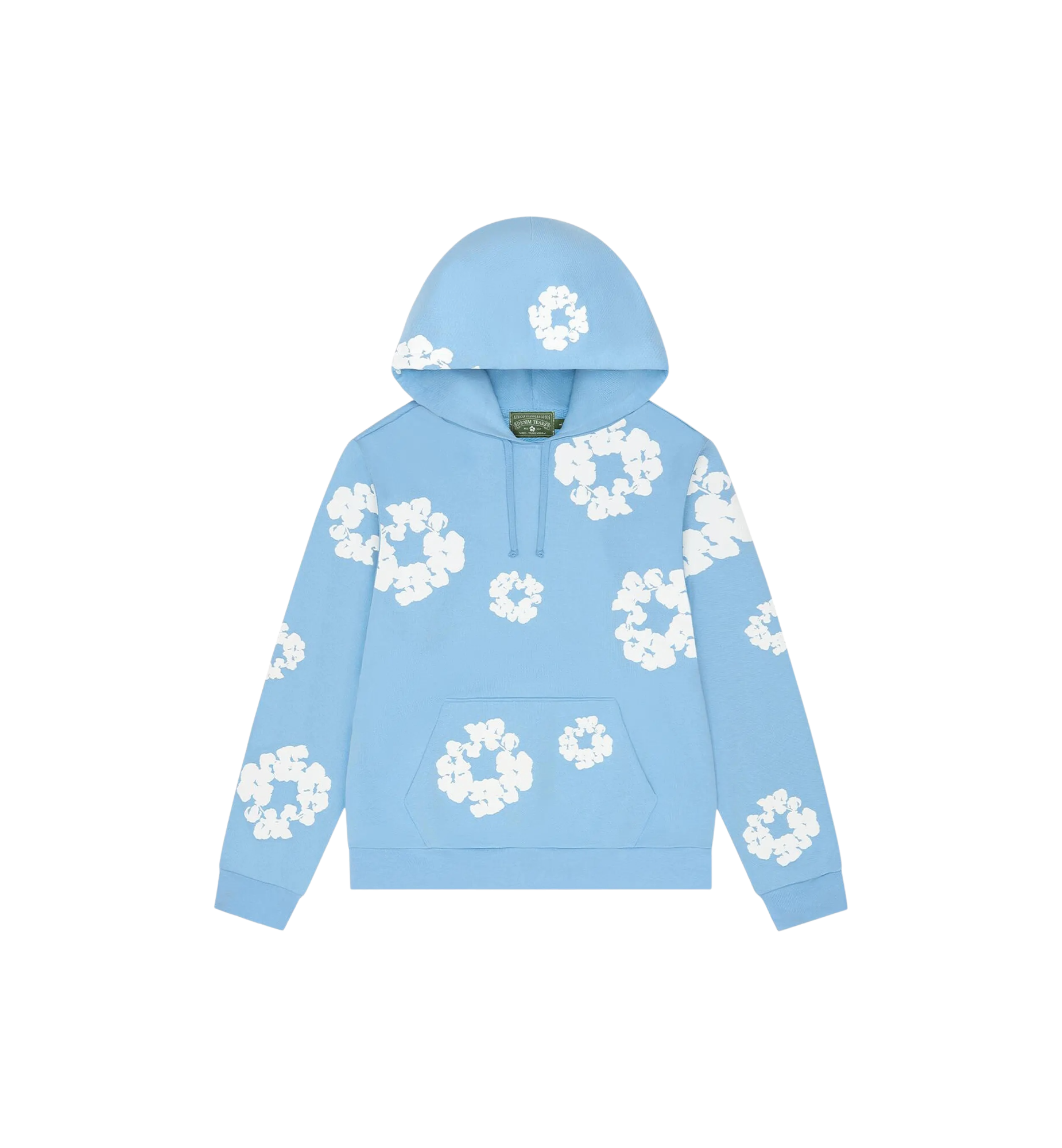 Denim Tears Cotton Wreath Hoodie "Light Blue"