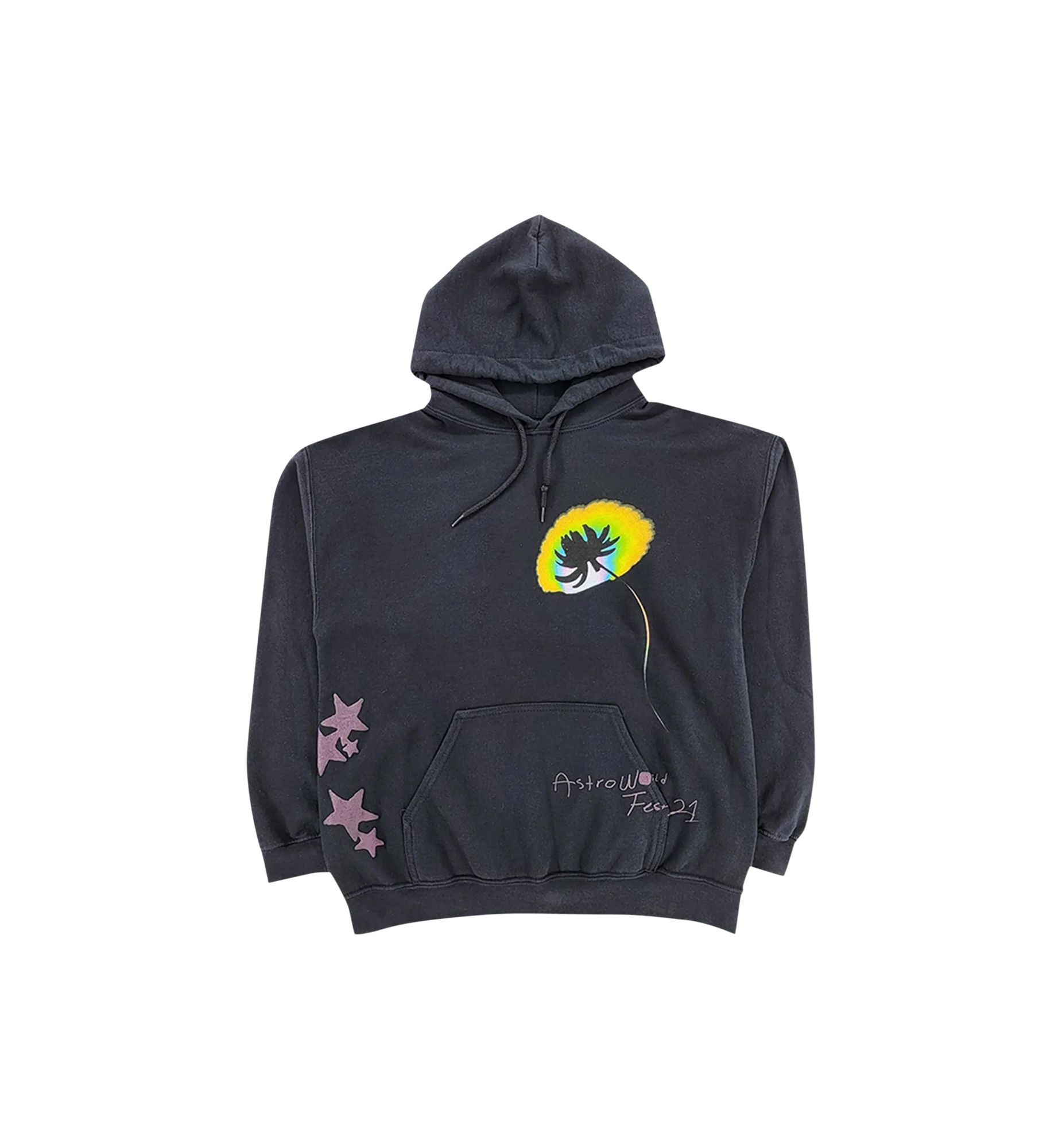 Travis Scott Face Melt Hoodie "Black"