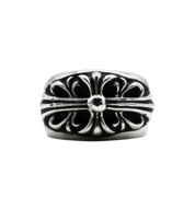 Chrome Hearts Cross Flower Ring "Silver"