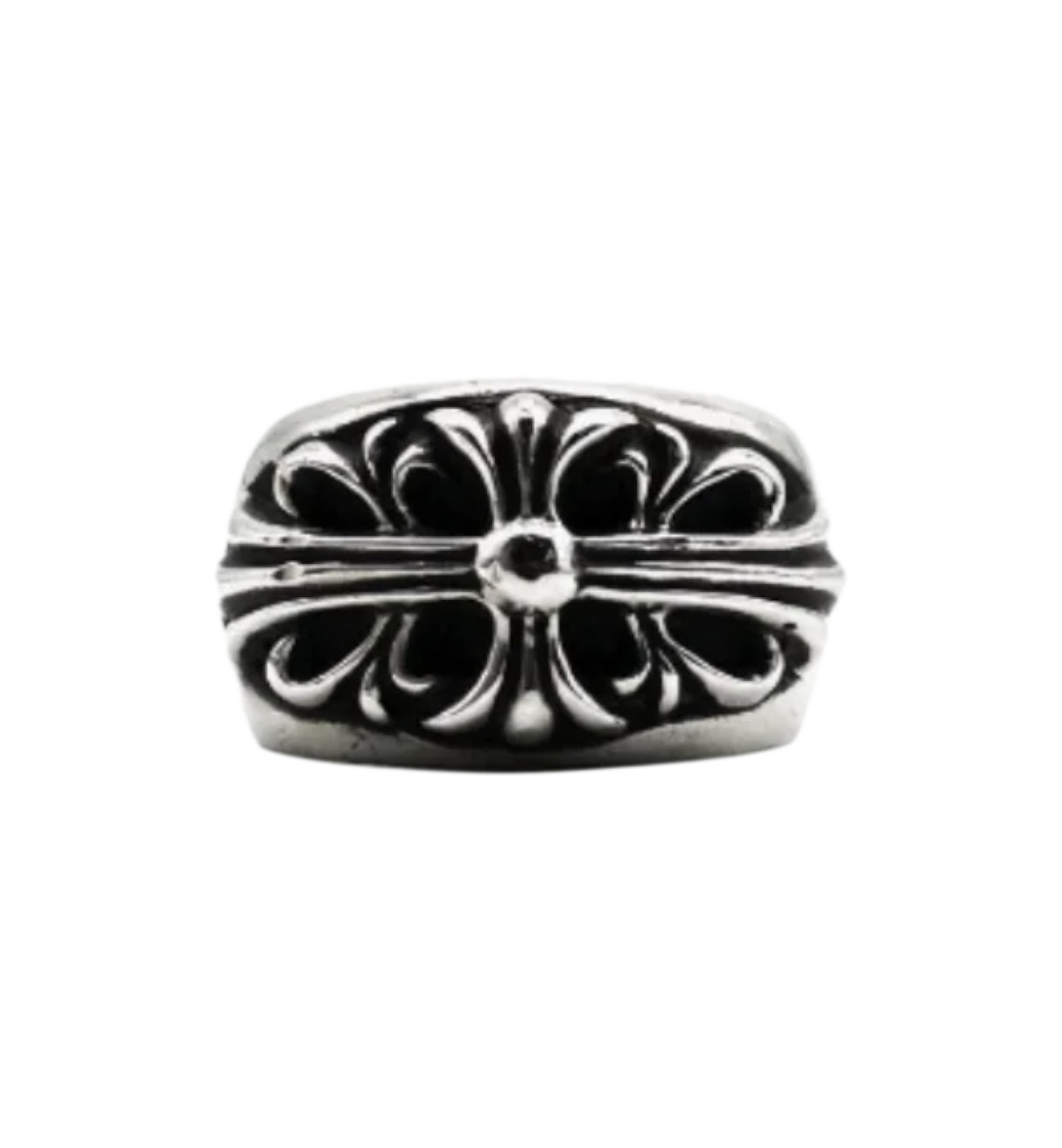 Chrome Hearts Cross Flower Ring "Silver"