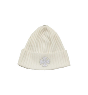 Chrome Hearts Cross Patch Cashmere Beanie "White"