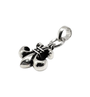 Chrome Hearts Fleur Charm Ball Chain Necklace "Silver"