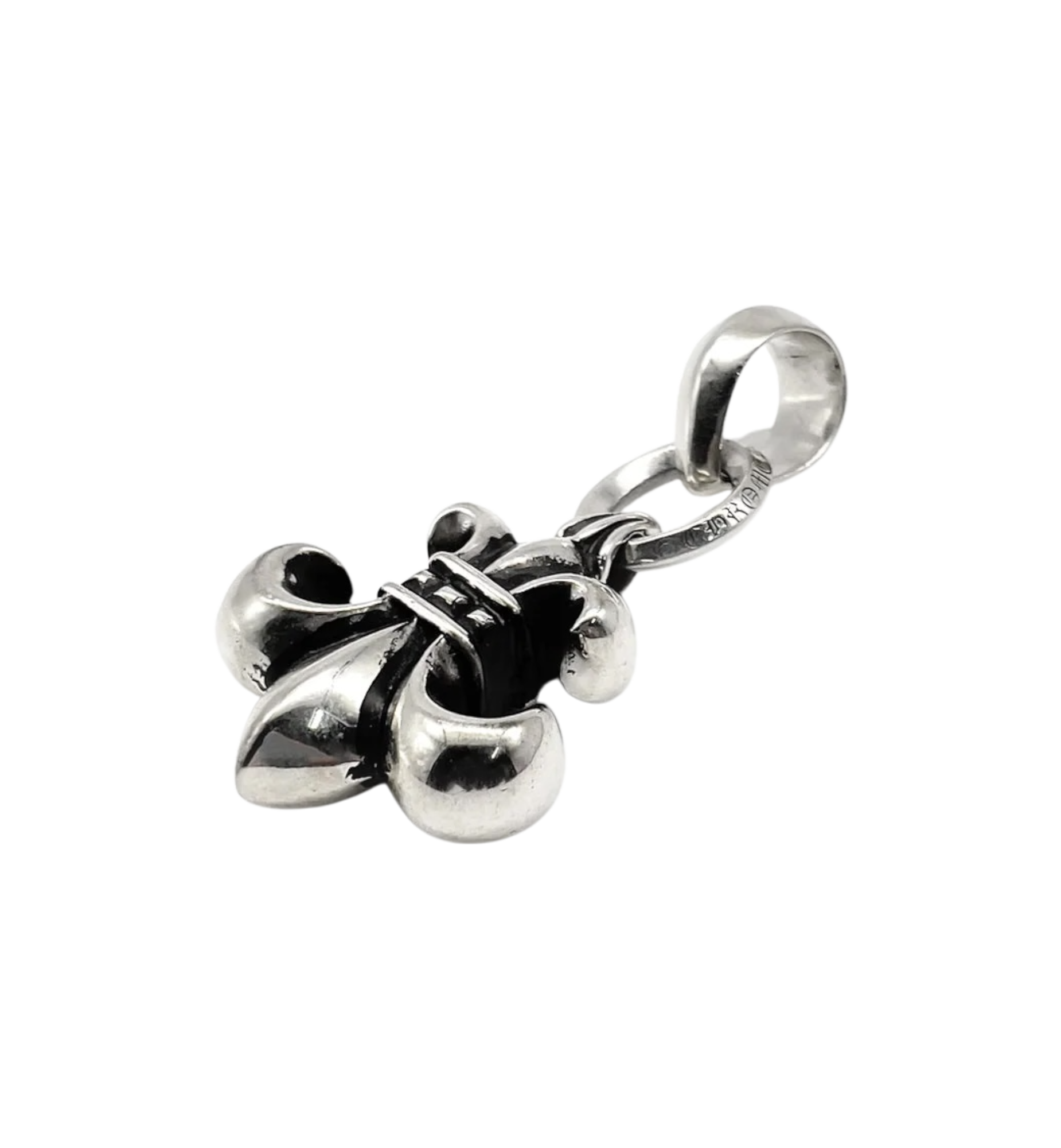 Chrome Hearts Fleur Charm Ball Chain Necklace "Silver"