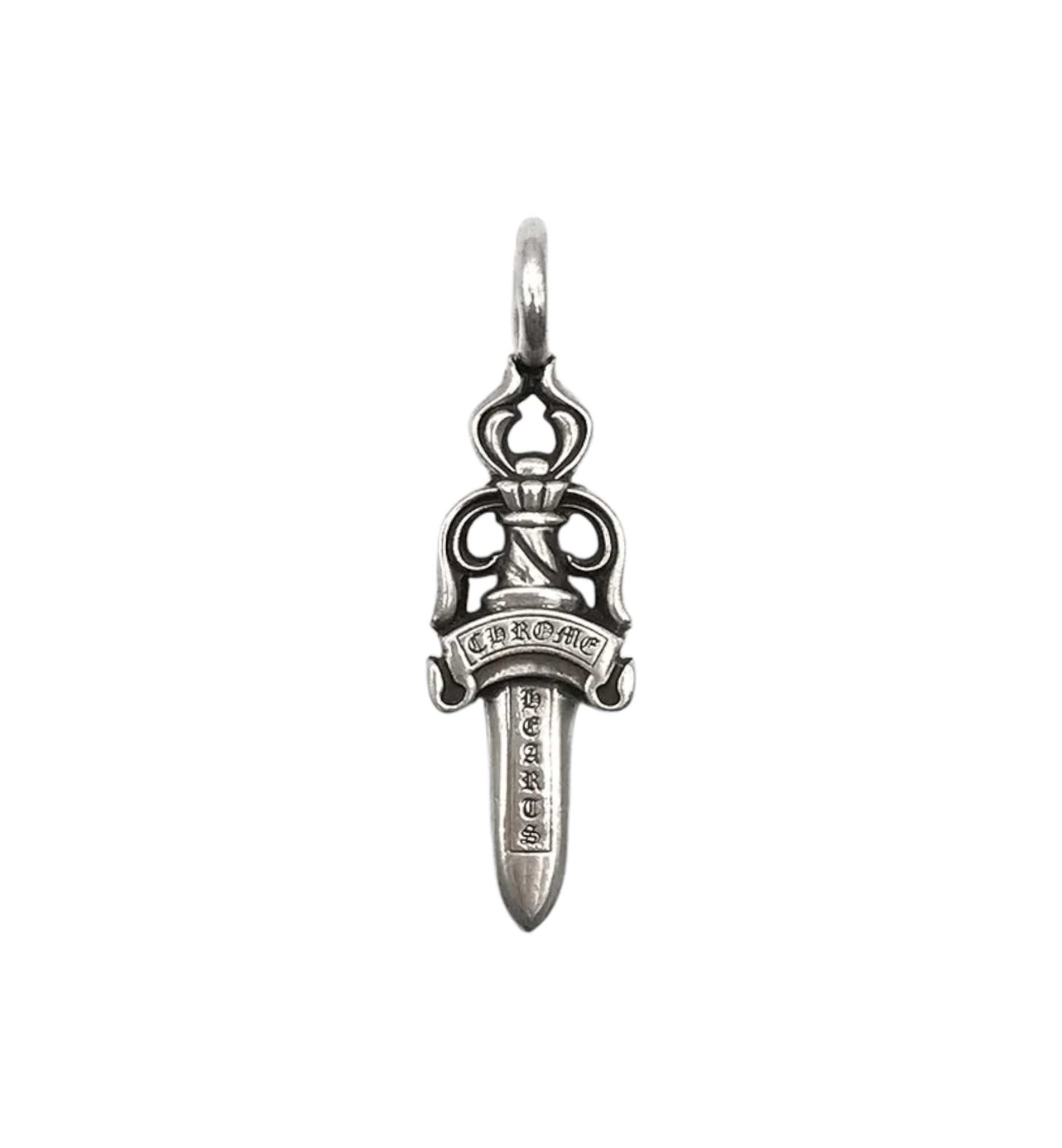 Chrome Hearts Dagger Pendant Ball Chain Necklace "Silver"