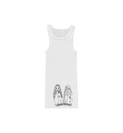 Chrome Hearts Neck Logo Mayumi Sisters Tank Top "White" (Women's)
