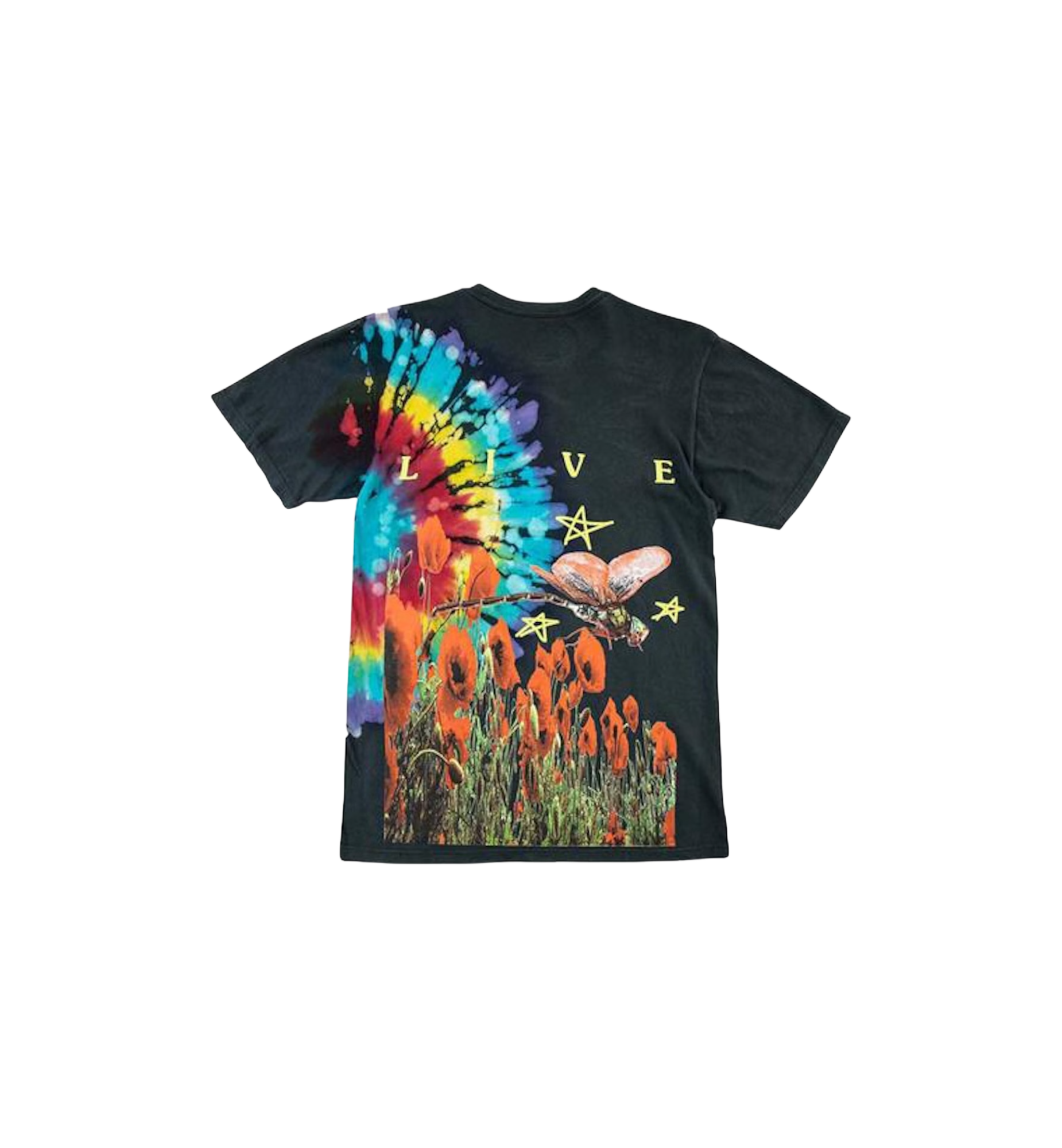 Travis Scott Astroworld Europe Exclusive Tie Dye T-Shirt "Black"