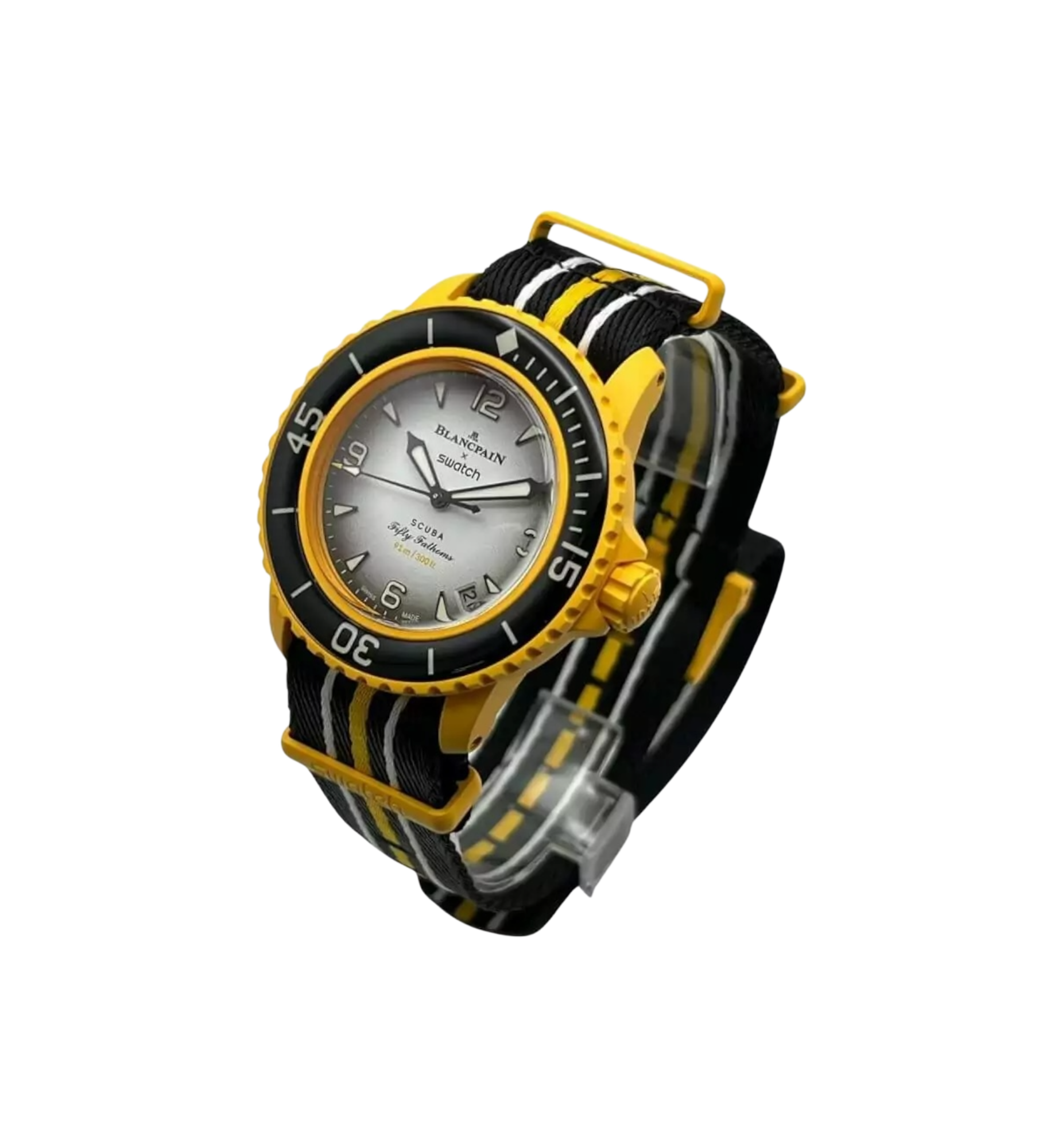 Swatch x Blancpain Bioceramic Scuba Fifty Fathoms "Pacific Ocean"