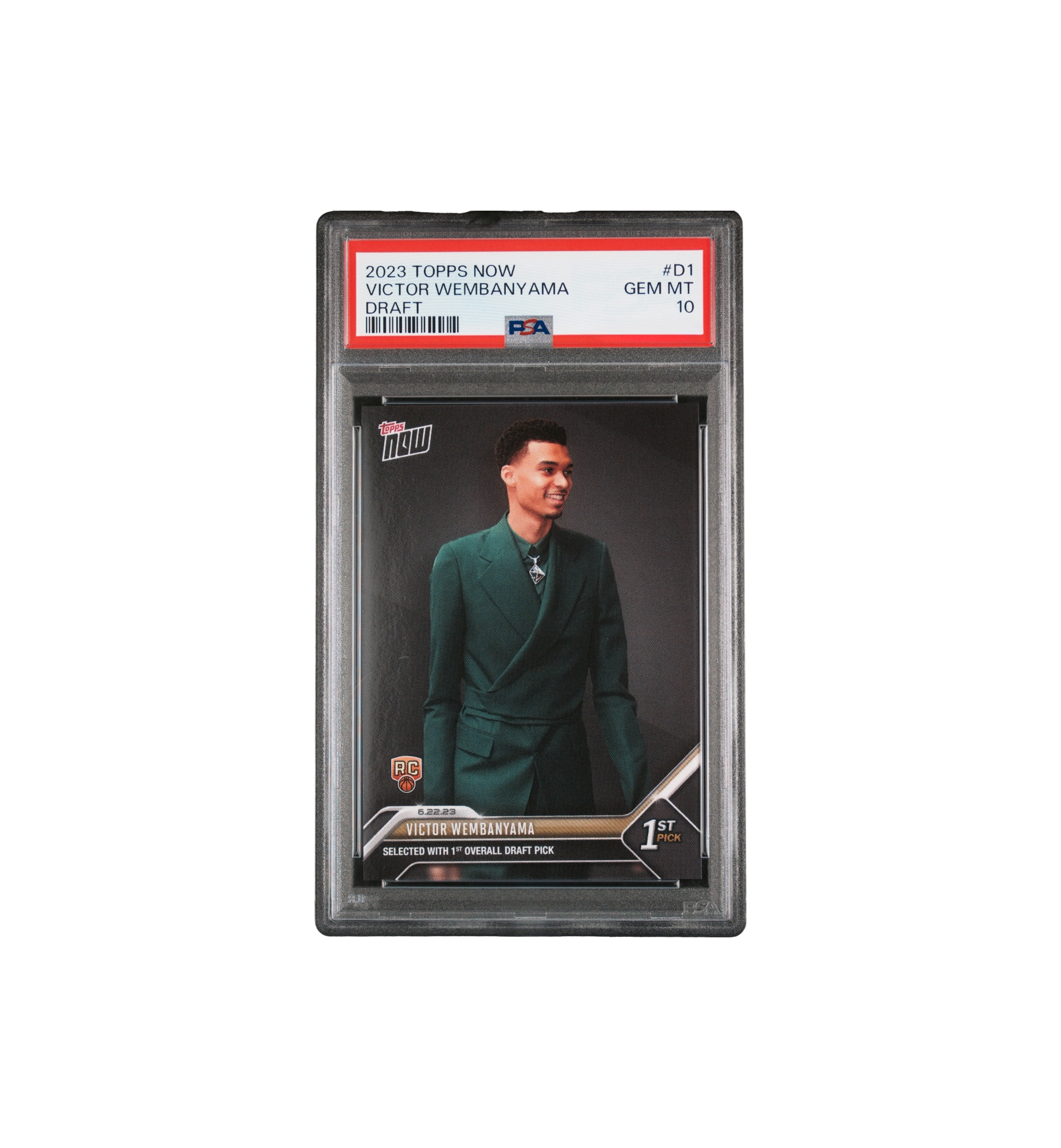 2023 Topps Now Draft (GEM MT 10) "Victor Wembanyama"