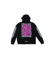 Chrome Hearts Eye Chart Dagger Zip-Up Hoodie "Black"