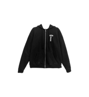 Chrome Hearts USA Script Logo Zip Up Hoodie "Black"