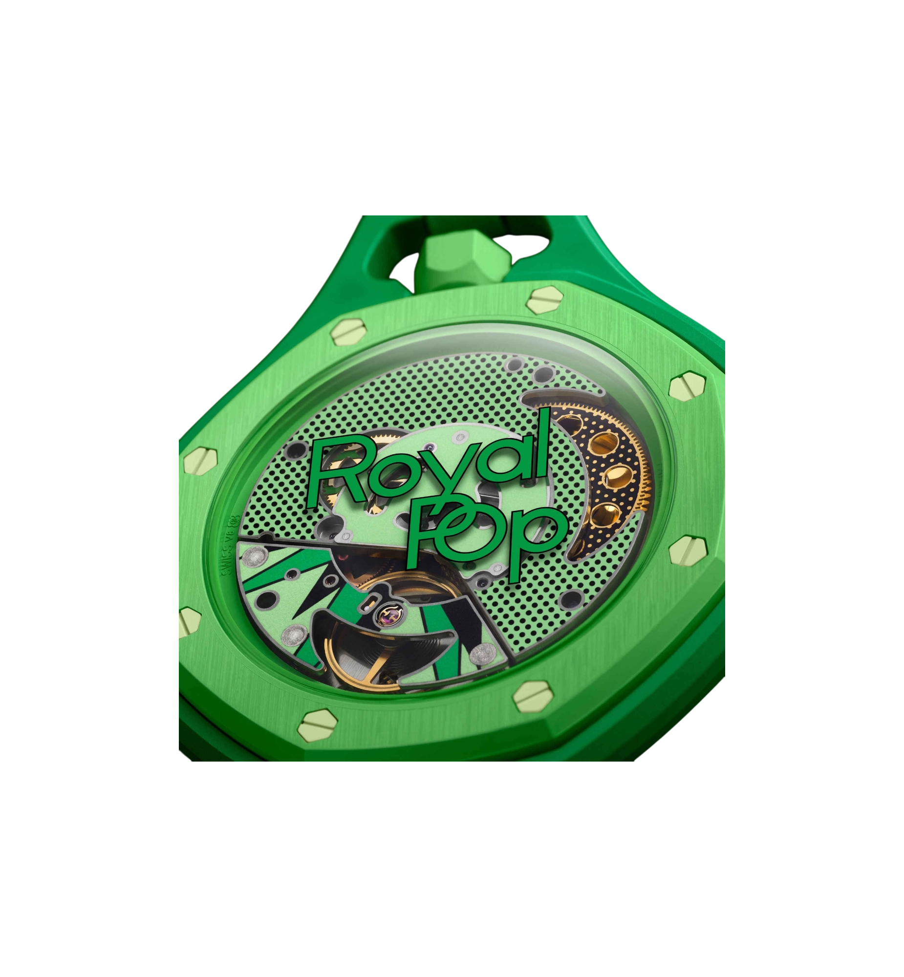 Swatch x Audemars Piguet Bioceramic Royal Pop "Green Eight"