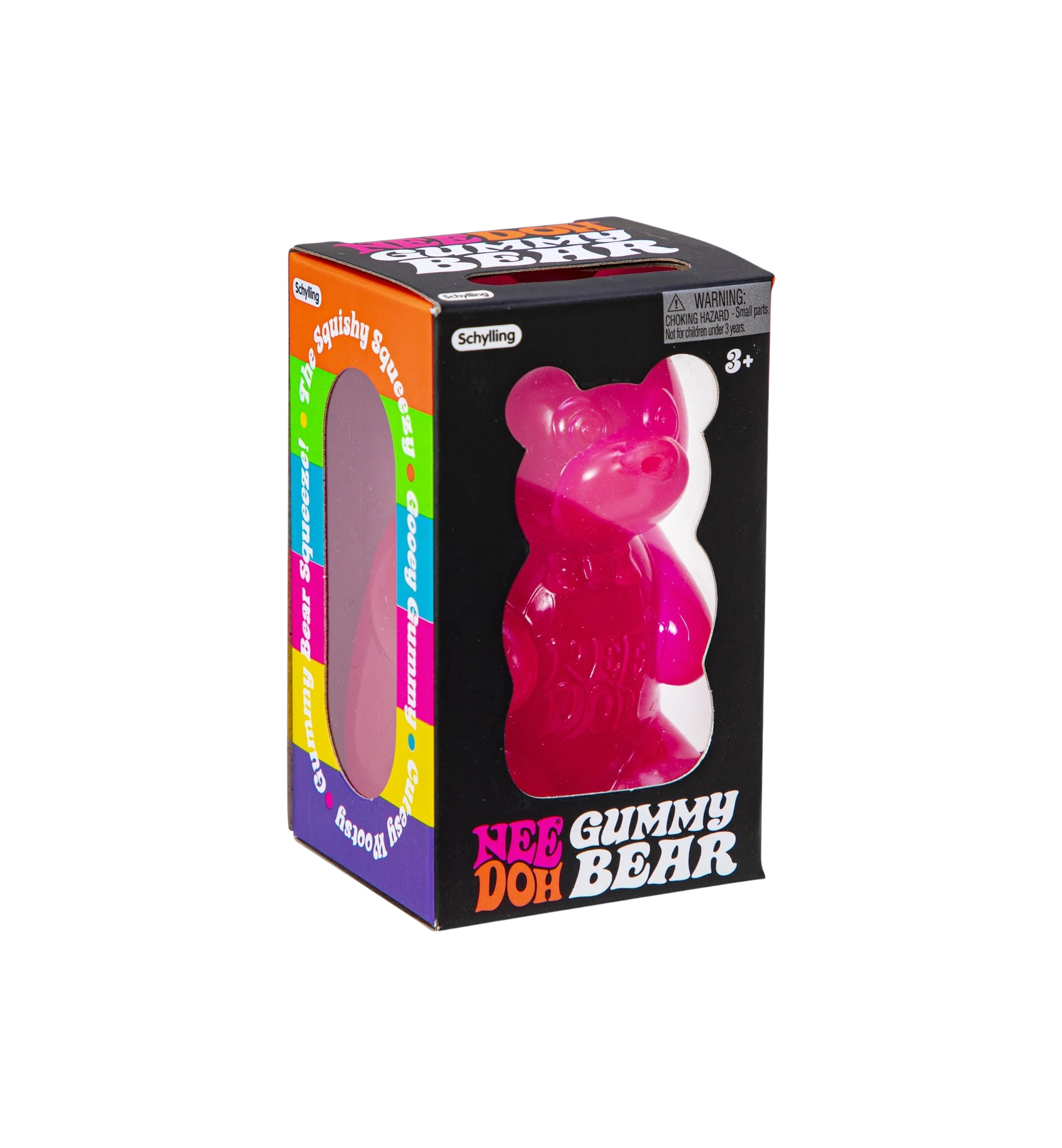 NeeDoh Gummy Bear Squishy Fidget Toy "Pink"