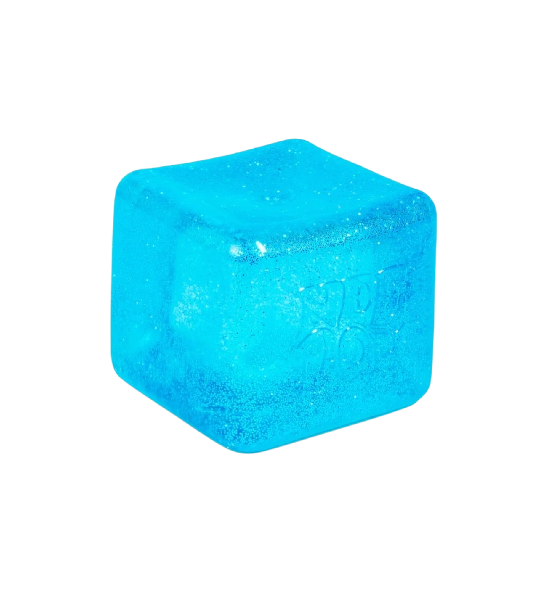 NeeDoh Nice Berg Glitter and Glow Squishy Fidget Toy "Blue"