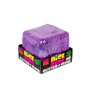 NeeDoh Nice Berg Glitter and Glow Squishy Fidget Toy "Purple"