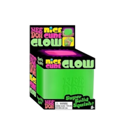 NeeDoh Nice Cube Glow Squishy Fidget Toy "Green"
