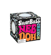 NeeDoh Snowball Crunch Squishy Fidget Toy "White"
