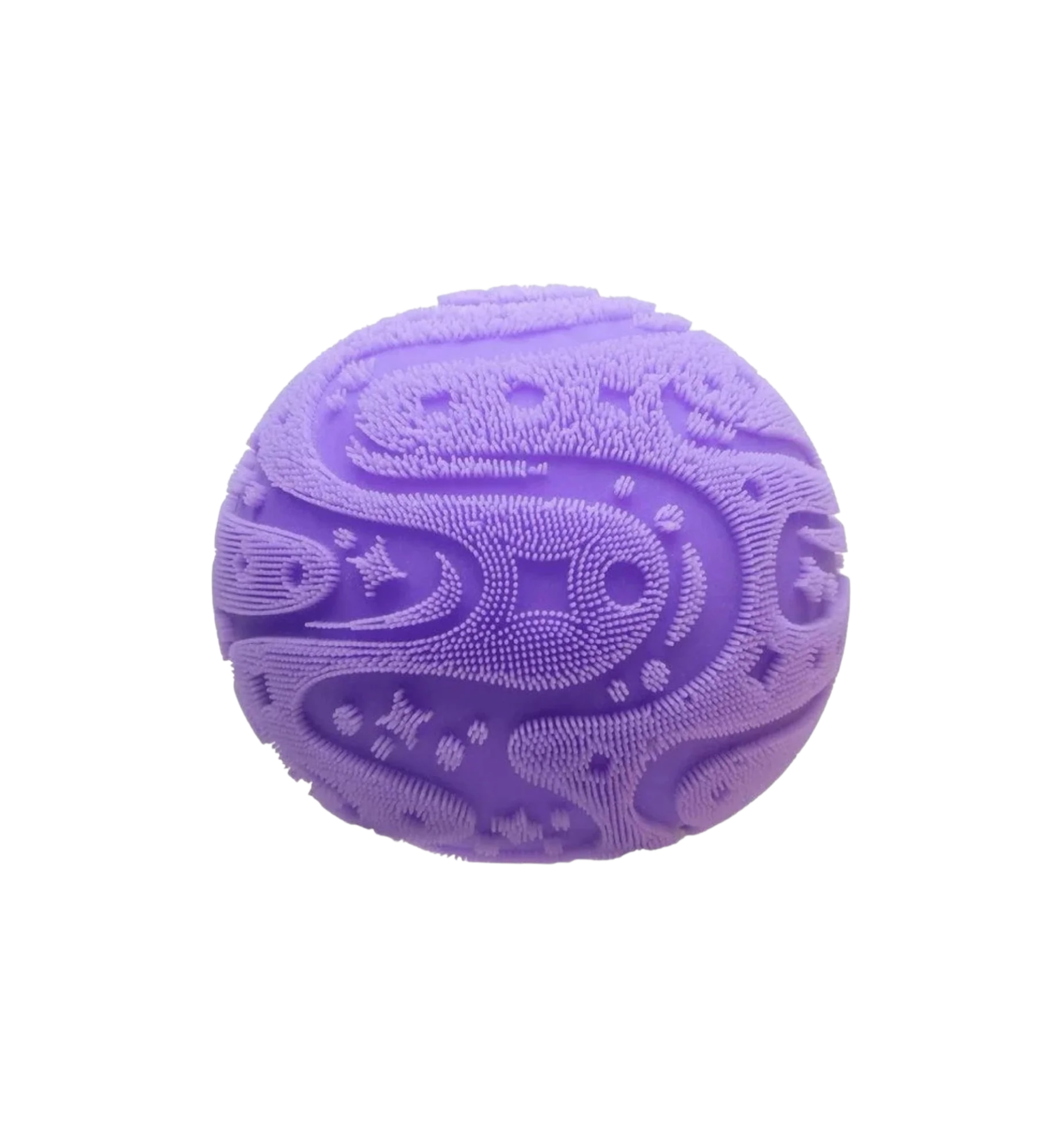 NeeDoh Super Fuzzball Squishy Fidget Toy "Purple"