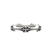 Chrome Hearts Cross Bone Tail Ring "Silver"