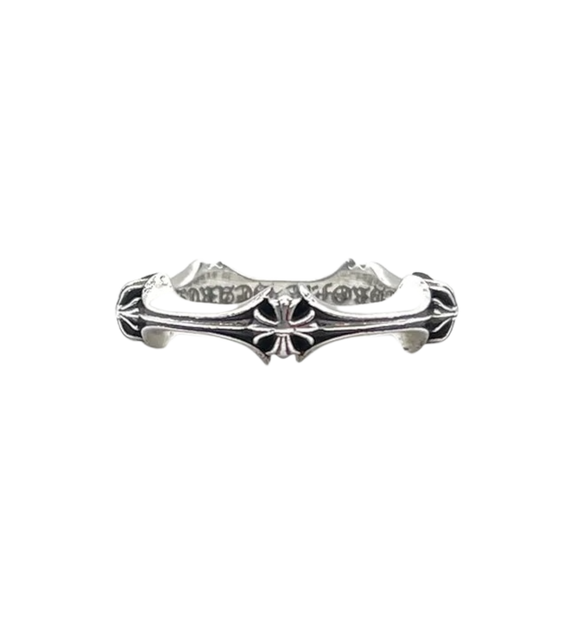 Chrome Hearts Cross Bone Tail Ring "Silver"