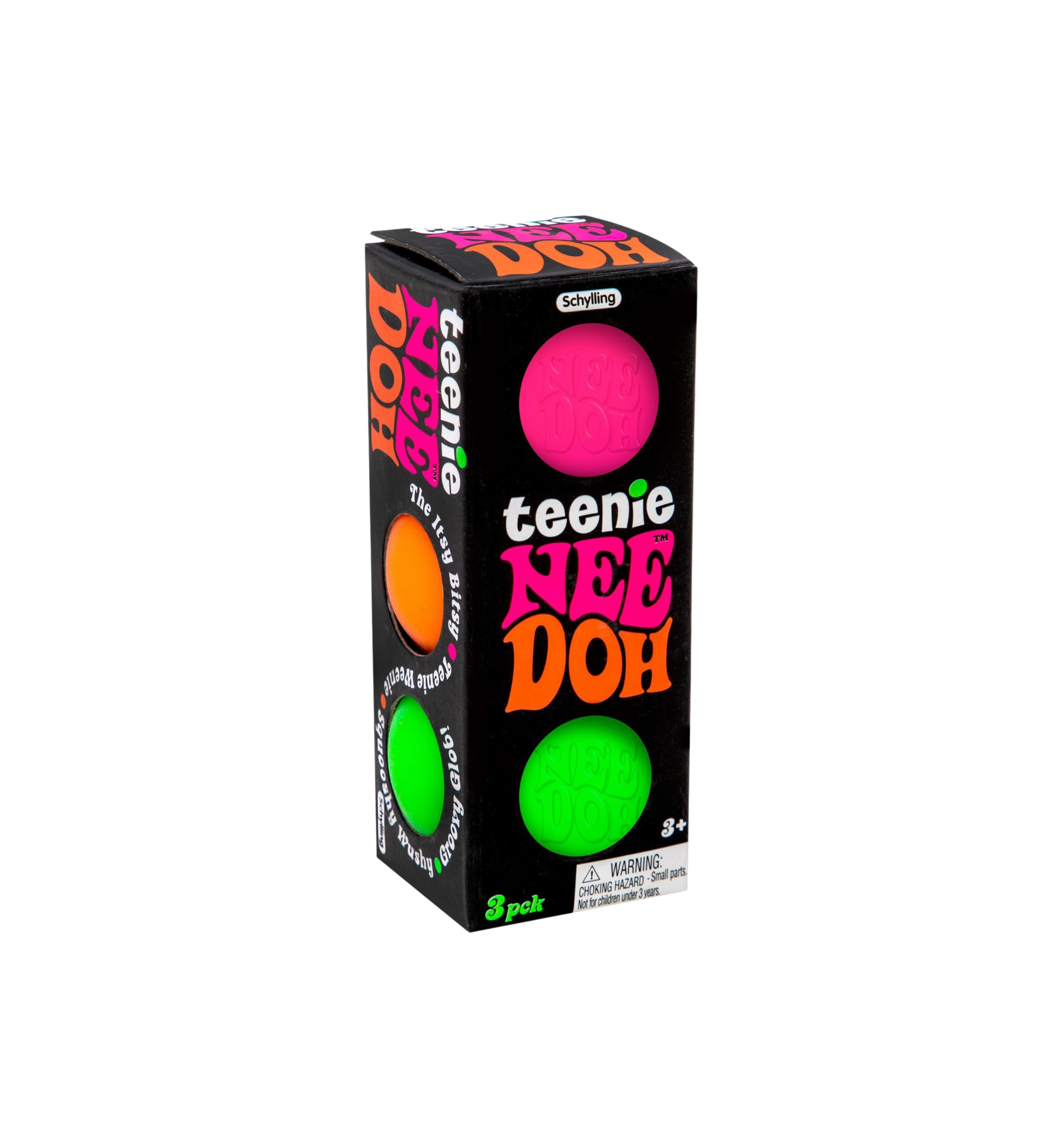 NeeDoh Teenie Groovy Glob! 3-Pack Squishy Fidget Toy