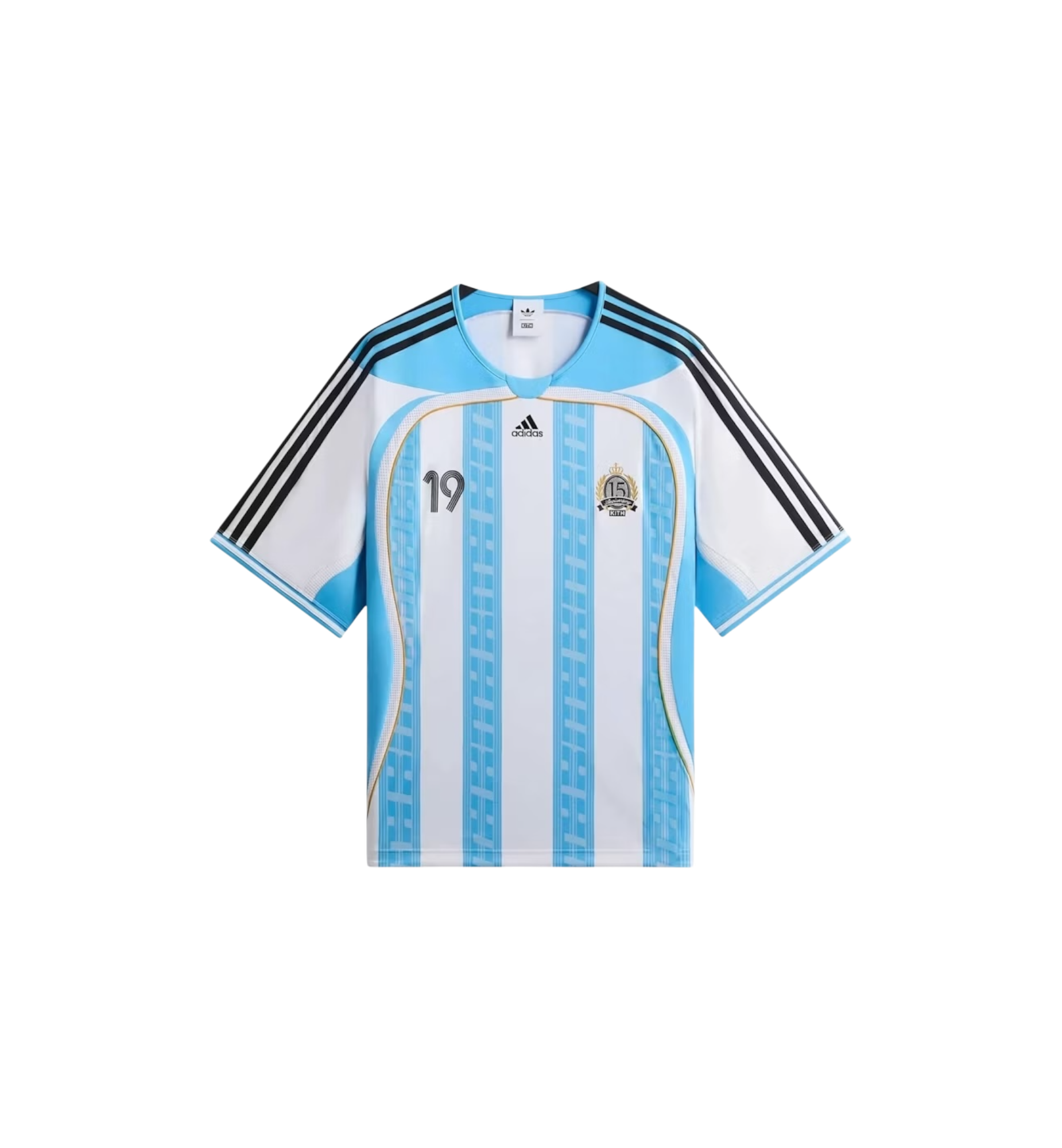 Kith x Adidas Messi Football Jersey "Blue/White"