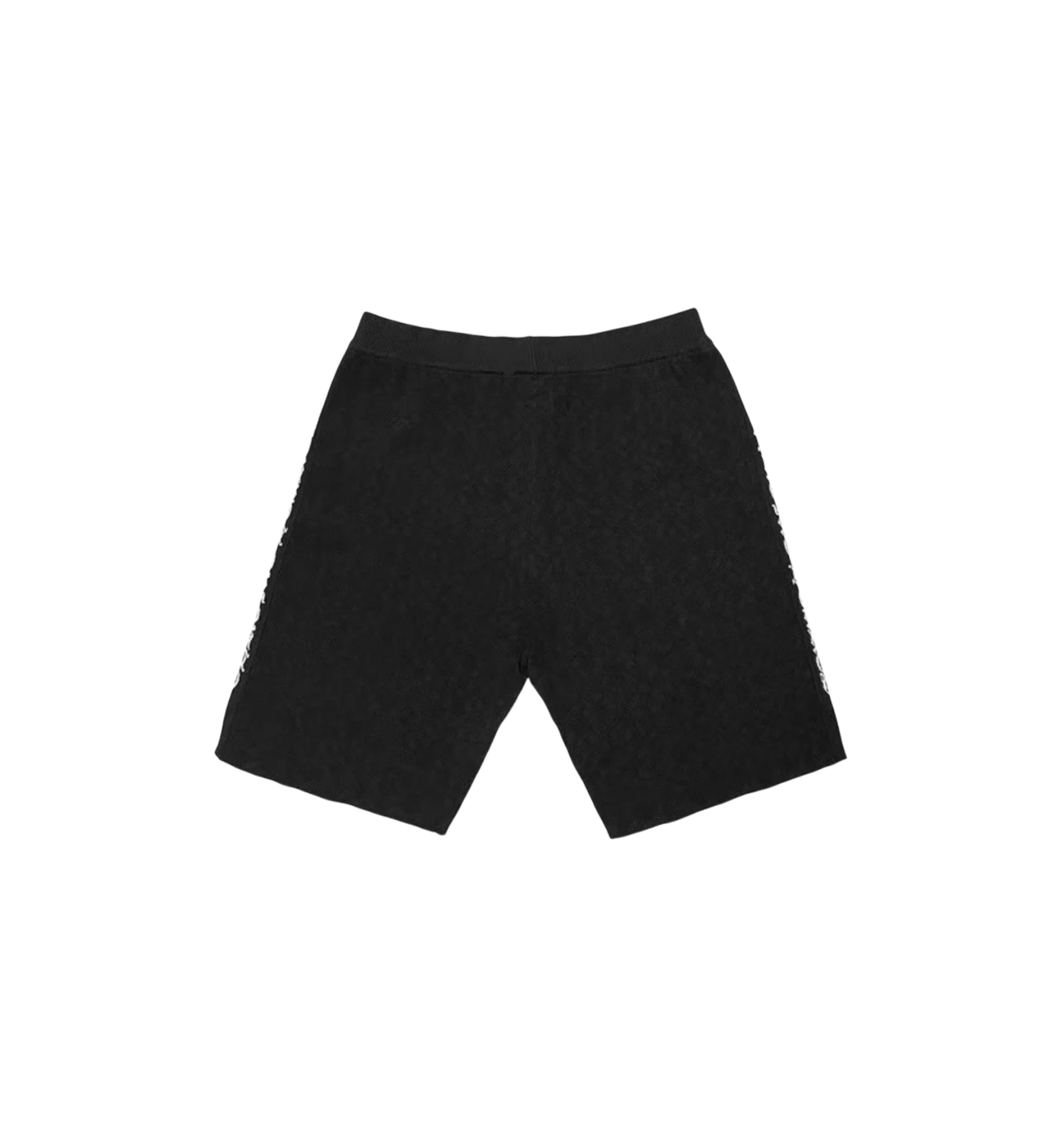 Chrome Hearts Cross Pattern Slide Script Shorts "Black"