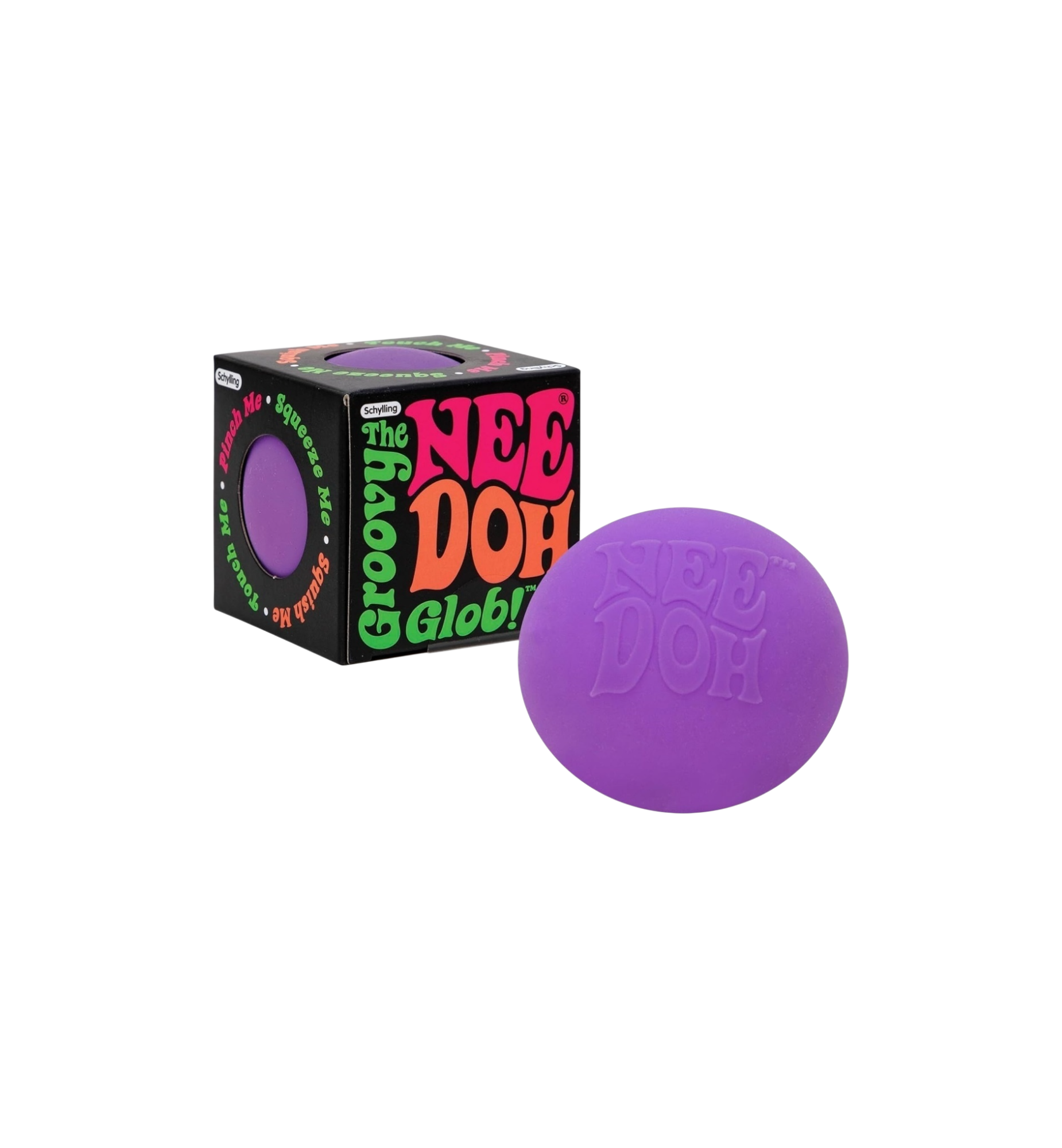 NeeDoh The Groovy Glob! Squishy Fidget Toy "Purple"