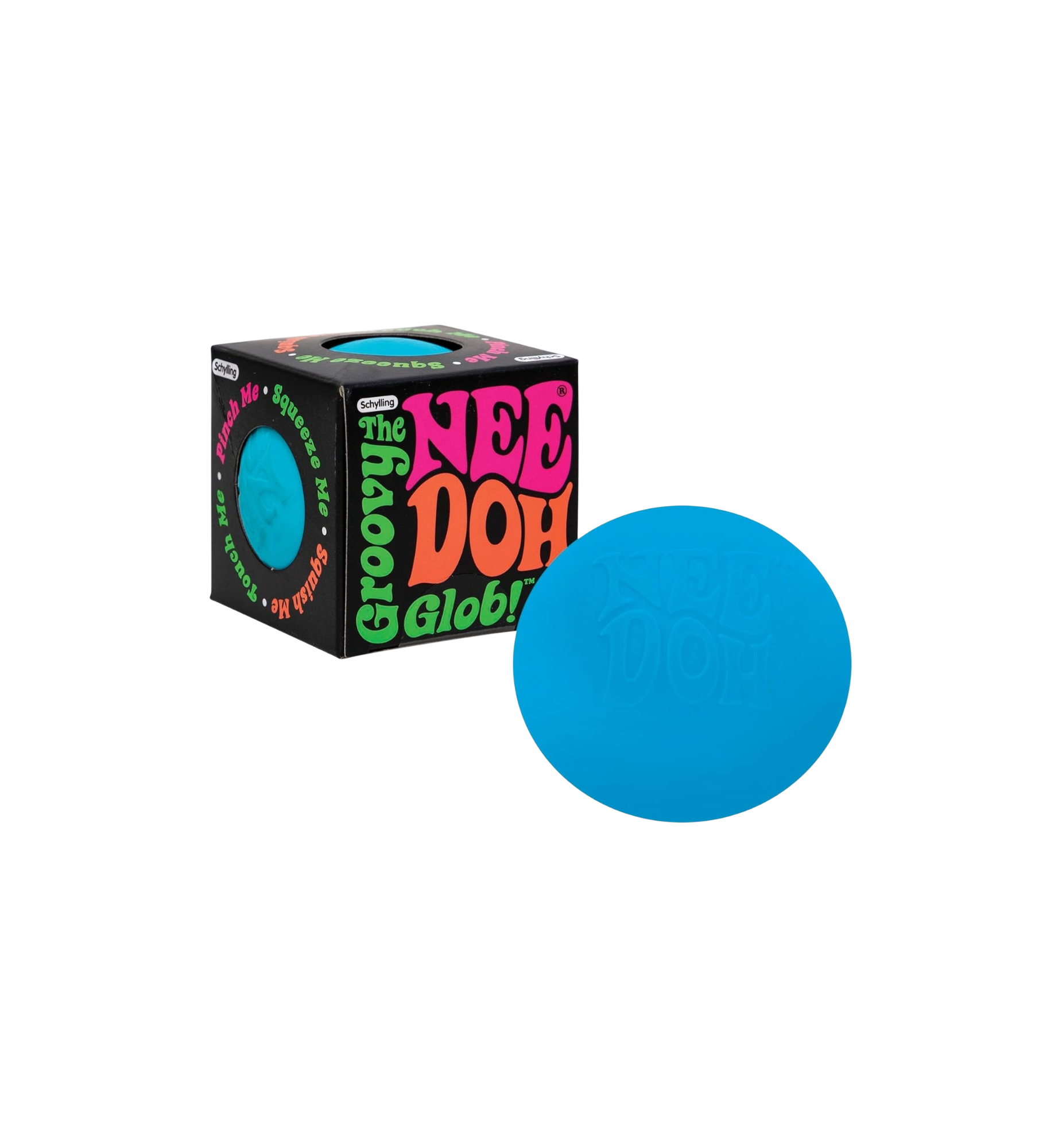 NeeDoh The Groovy Glob! Squishy Fidget Toy "Blue"